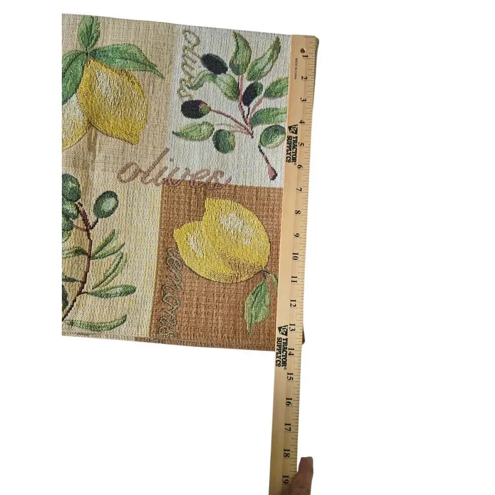 Vintage Set of 6 Place Mats Heavy Duty Fall Colors 19